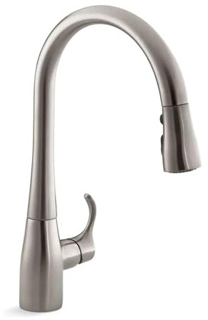 596-VS Grifo de cocina abatible, grifo de 3 rociadores, grifo de fregadero de cocina con rociador abatible, acero inoxidable