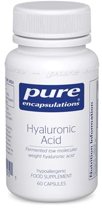 Pure Encapsulations Hyaluronic Acid High Absorption Supplement, 60 Capsules | Skin Hydration & Joint Comfort, HyaMax Fermented Low-Molecular-Weight Hyaluronic Acid, Hypoallergenic