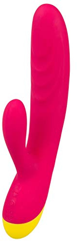 ROMP Jazz Rabbit-Vibrator für Sie G-Punkt Klitoris-Stimulation Massagegerät mit 6 Intensitäts Level und 4 Vibrations Modi wiederaufladbarer Akku und wasserdicht