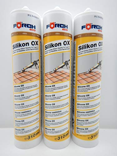 SILIKON SILICON KARTUSCHE DICHTSTOFF DICHTMASSE SANITÄR EICHE 310ml (3)