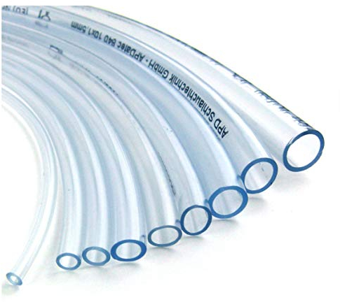 PVC Schlauch Aquariumschlauch Wasserschlauch Luftschlauch Lebensmittel konform Innen-Ø 10 mm, Außen-Ø 14 mm, Länge 2 m