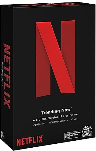 Netflix, Trending Now Card Game Party Family Board Game with Funny TV Show Cards, for Teen & Adults Ages 14 and Up