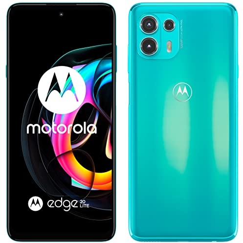 Motorla Edge 20 lite 17 cm (6,7 Zoll Full HD+) Smartphone (Android 11, 128 GB Speicher, 5G, LTE, 8 GB RAM, 108MP Kamera, Octa-Core Prozessor (2,0 GHz) Green