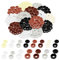 Tanstic 300pcs Plastic Hinged Screw Cover Caps, 6 Colors - 4mm, 5mm, 6mm