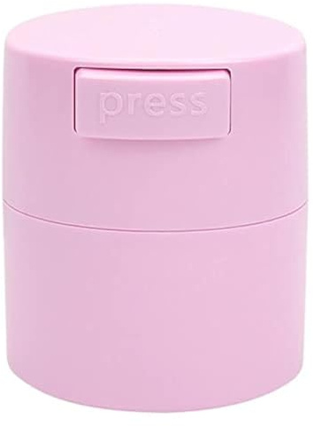 Airless Lash Glue Storage Container – Airtight Vacuum Sealed Adhesive Holder for Eyelash Extension Glue, Removers & Lash Lift Adhesives – Professional Lash Tech Storage Pot – Pink