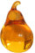 YANGSHINE Kristall-Birnen-Statue, Ornament, künstliche Obstskulptur, Tischdekoration, Briefbeschwerer, Kristallglas, Ornament für Heimdekoration, Birne