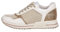 LIU JO Scarpe Sneaker Kiss 636 Ecopelle White/Glitter Mesh Z24LJ04 4F3711 EX205S 1176 40