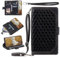 Beajew Handyhülle für Huawei P30 Hülle, Flip Lederhülle Tasche Case Magnet Kartenfach Schutzhülle, Premium PU-Leder Handyhülle mit Kartenfach, Standfunktion, Schwarz