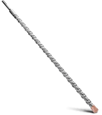 MOXPIFY Foret SDS Plus 22 x 1000 mm avec double hélice pour marteau perforateur béton, pierre, pierre naturelle