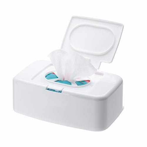 Wet Wipes Dispenser Box, Wipes Container Holder, Napkin Storage Holder Container Box, Dustproof Toilet Tissue Paper Box with Lid, Baby Wipes Dispenser for for Bathroom, Kitchen, Office, Travel