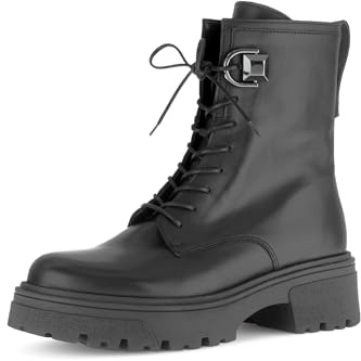 Gabor Damen Chelsea Boots, Frauen Stiefeletten,Bootee,Booties,halbstiefel,Kurzstiefel,uebergangsschuhe,schwarz(Altsilber),44 EU / 9.5 UK