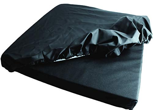 Orig. MPB® Rollstuhlkissen (45 x 42 x 5 cm) mit Inkontinenz Schutzbezug bi-elastisch und atmungsaktiv, kochfest bis 95°C und tumblerfest