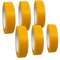6 Rollen Premium Goldband Abdeckband - Malerband | Washi Tape | Malerkrepp - UV-beständig - für Kurven & empfindliche Untergründe - Breite wählbar, Abmessungen:25 mm x 50 m