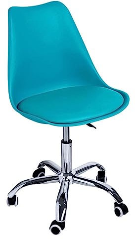 Regalos Miguel - Silla de Oficina Neo en Verde Azulado - Máxima Ergonomía - Ideal para Escritorio y Gaming