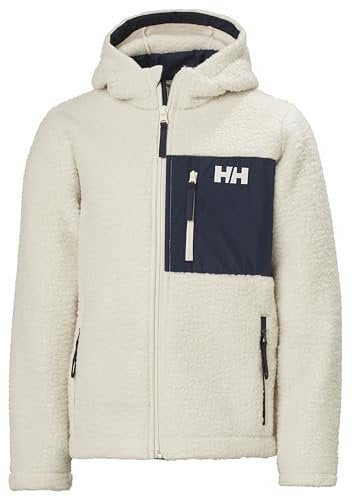 Helly Hansen Unisex Bambini Junior Champ Pile Jacket, Bianco, 10