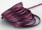 finemark 3 m x 3 mm Satinband Pflaume Lila (118) doppelseitiges Schleifenband aus Satin ohne Draht weich und glänzend Geschenkband Deko Band Double face Dekoband Dekorieren Kordel Basteln