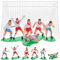 18pcs Football Game Theme Cake Decor Birthday Cake Ornaments Cute Soccer Player Figures for Parties Design for Photo Props and Festive Celebrations