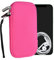 kwmobile Handytasche für Smartphones XL - 6,7/6,8 - Neopren Handy Hülle Neon Pink - Handy Tasche 17,2 x 8,4 cm Innenmaße
