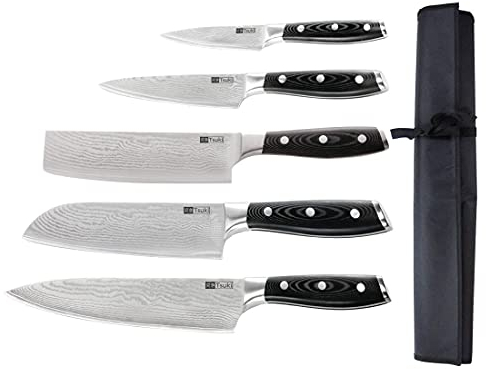Tsuki 5 Piece Series 7 Knife Set and Wallet
