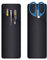 wisdompro 2 Pack Magnetic Pen Holder for Fridge, PU Leather Marker Pouch Pencil Holder for Refrigerator, Whiteboard, Metal Cabinets and Locker - Black