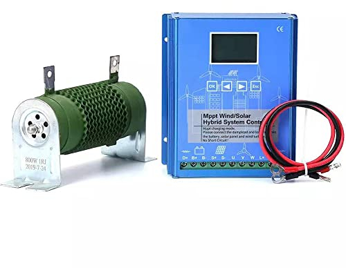 Rewindagic 1600W Wind Solar Hybrid System MPPT Laderegler 48V 1000W Windkraftanlage 600W Solar Controller Heimgebrauch mit LCD Display