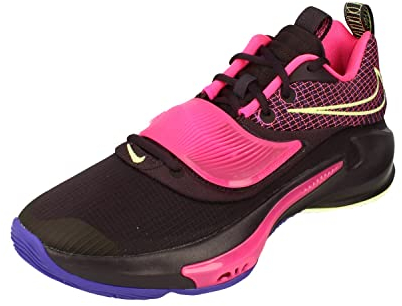 Nike Zoom Freak 3 Herren Basketball Turnschuhe Da0694 Sneakers Schuhe, Cave Purple Lemon Twist 500, 42 EU
