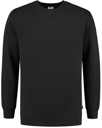 Tricorp 301015 Casual Sweatshirt, Waschbar 60°C, 70% Baumwolle/30% Polyester, 280g/m², Weiß, Größe XXL