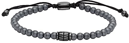 Fossil Armband Für Männer, Länge: 250mm, Breite: 4mm Gunmetal Edelstahlarmband, JF04416793