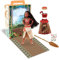 Disney Store Offizielle Prinzessin Story Puppe (Moana) 27,9 cm, inklusive Malbuch und zusätzlichem Kleid, Prinzessinnen-Puppe im klassischen Outfit, Prinzessinnen-Spielzeug für Mädchen