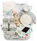 Baby Boy Girl Gifts Newborn: 9 PCS Personalised Baby Gift Box Essentials Including Personalised Baby Blankets, Baby Bibs, Baby Socks, Ink Pad, Rattle and More, Baby Shower/New Mommy Gift Case