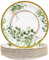 AHPYEUHK Piatti Carta 50 Pezzi Stoviglie per Feste 17,8cm Usa e Getta Rotondi Piatti in Carta per Compleanno, Festa, Matrimonio (leaves)
