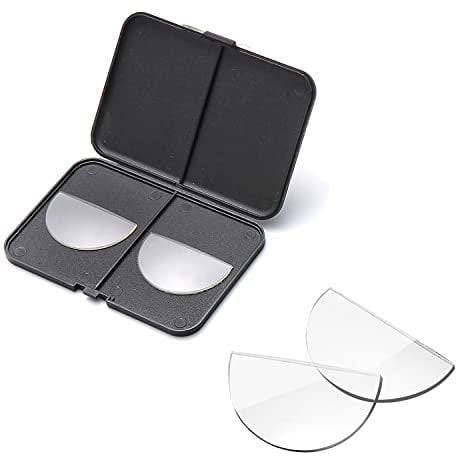 SKYWAY Stick on Bifocal Lens, Convert Sunglasses, Goggles, or Glasses into Magnified Readers, Bifocal Sunglasses (1 pair) 2.5 Diopter