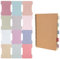 JJUNW 240 Stück Haftmarker, Index Tabs Selbstklebend, Page Marker Stabile Haftnotizen Tabs Pastell Beschriftbare Haftstreifen Farbige Index Tabs Für Lesen Seitenmarkierung Büro(Farbe 1)