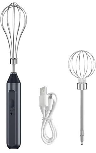 Mélangeur À Main Électrique Rechargeable – Fouet À Mousse De Lait Amovible, Batteurs À Œufs | Mélangeur De Crème Et De Soupe, Fouet À Beurre De Milkshake, Mousseur De Cuisine Adapté Aux Sauces