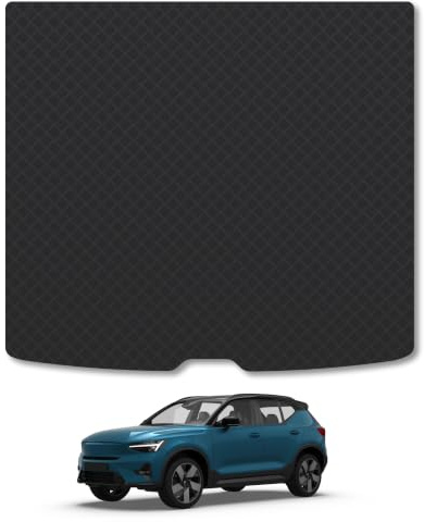 Volvo XC40 (2017+) 3mm Rubber Boot Mat | Tailored Fit Durable Boot Liner Full Coverage Protection Waterproof Accessories Easy Clean Anti Slip Made in the UK
