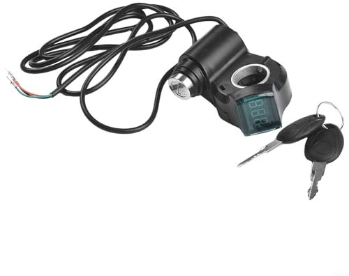 Yuanpgky Electric for IGNITION Starter, Electric Lock Starter for IGNITION Key Lock Cylinder, Auto Accessories Security Battery Electric Replacement Part