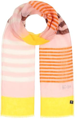 FRAAS Damen Schal gestreift - 50 x 180 cm - nachhaltig aus recyceltem Polyester - Perfekt für den Sommer - Sustainability Edition Blossom