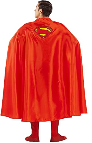 Funidelia | Superman Umhang 100% OFFIZIELLE für Herren Man of Steel, Superhelden, DC Comics, Justice League, Zubehör für Kostüm - Lustige Kostüme für Deine Partys