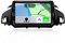 YUNTX Android 14 Autoradio für Ford Kuga Escape C-max(2013-2017)-[Integriertes CarPlay/Android Auto/GPS]-9”IPS 2.5D Touchscreen-Kostenlose Kamera-DAB/Lenkradsteuerung/MirrorLink/Bluetooth 5.0/WiFi
