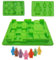 CMJ™ Large Green Robot Figures Silicone Chocolate Mould Ice Cube Wax Melt Sugarcraft