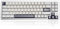 YUNZII AL71 68% mechanische Tastatur, Vollaluminium CNC, Hot Swap Dichtung, 2.4GHz Wireless BT5.0/USB-C Wired Gaming Keyboard, NKRO Programmierbare RGB Backlight (White, Crystal White Switch)