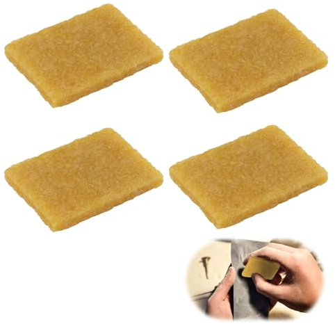 LNSYSNS 4 Blocs Bande Abrasive Gomme, Bloc de Nettoyage de Bande Abrasiveen Caoutchouc de Haute Qualité, Nettoyage pour Bande Abrasive Bâton dur Résistant à L'usure, Adaptés au Papier de Verre
