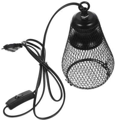 Supvox Crawler Lampenschirm Reptilien Terrarium Versorgung Heizlampen Netzabdeckung Verbrühungslicht Netzabdeckung Eisen Lichtabdeckung Reptilien Wärmelicht Abdeckung