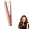 Mini Dual Purpose Curling Iron 2025, 2-in-1 Portable Curling Wand and Flat Iron, Portable Mini Curling Iron Travel Size, Mini Curling Wand and Flat Iron for Short &All Hair Types (Pink)