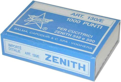 Zenith 130/E Heftklammern für Heftgeräte 548/E, 5/32 Zoll, 20 Boxen mit 1.000 Stück