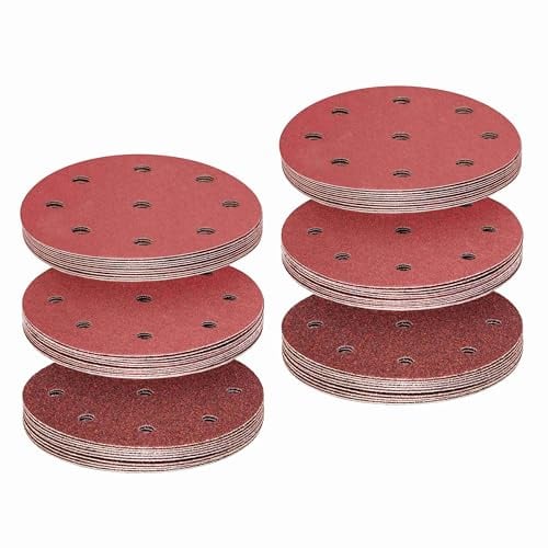Klingspor PL 28 CK Schleifscheibe | Ø 125 mm | 9 Loch / 8+1-Lochung (GLS 27) | 60-teiliges Premium-Set | gemischte Körnungen