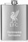 Personalised 8oz Hip Flask for Liverpool FC Fans with Large Club Crest, Supplied in Silk Lined Gift Box, Includes Funnel