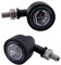 HIGHSIDER Motorrad LED Blinker Classic-X1, E-geprüft (2er-Pack) (Schwarz)