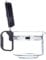 Sanfor - Jarra Cafetera Universal Grande| Jarra de Cafetera Americana o de Goteo Eléctrica | Recipiente Base 85mm, capacidad 1 Litro | Tapa Antigoteo Altura Regulable 1,30-14,5 cm | Taza de Vidrio