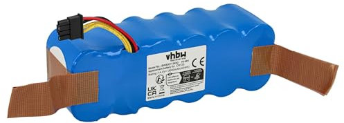 vhbw Akku kompatibel mit Sichler PCR-2000, NC-5725-919, PCR-3550UV Staubsauger (2500mAh, 14,4V, NiMH)